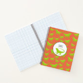 Gepersonaliseerd Iguana Lizard Pattern Notitieboek (Binnen)