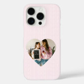 Gepersonaliseerd Ik hou van je Moeder Hart Foto Case-Mate iPhone Case (Achterkant)
