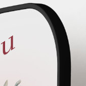 Gepersonaliseerd Ik hou van je moeder met elegante Pickleball Paddle (Links Detail)