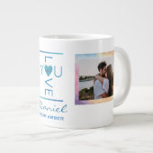 Gepersonaliseerd Ik hou van je Mok voor hem (Voorkant rechts)