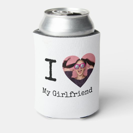 Gepersonaliseerd Ik hou van mijn vriend / Vriendin Blikjeskoeler (Blikje Achterkant)