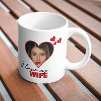 Gepersonaliseerd Ik hou van mijn vrouw hartfoto