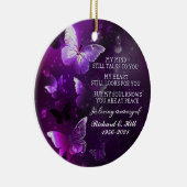 Gepersonaliseerd in herinnering Kerstmis Ornament (Rechts)