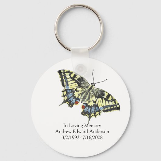 Gepersonaliseerd in het liefhebben van Memory Butt Sleutelhanger (Voorkant)