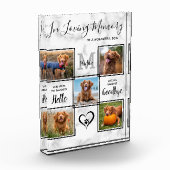 Gepersonaliseerd in het liefhebben van Memory Pet  Fotoblokken (Links)