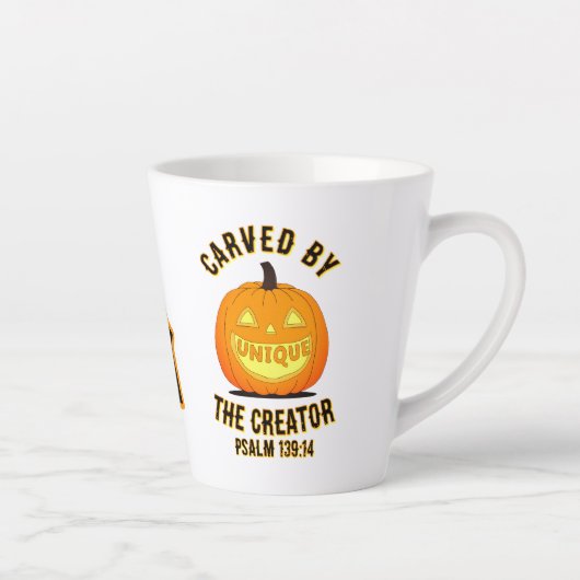Gepersonaliseerd Initiaal door de Schepper Latte Mok (Rechts)
