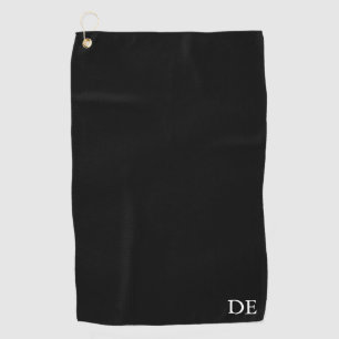 Gepersonaliseerd Initiaal Monogram Groomsman Gift Golfhanddoek