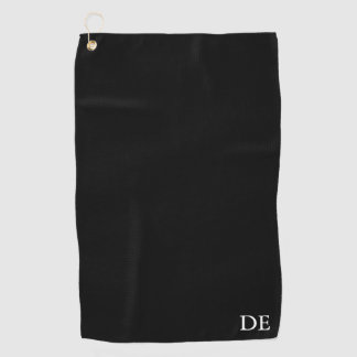 Gepersonaliseerd Initiaal Monogram Groomsman Gift Golfhanddoek
