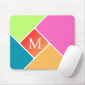 Gepersonaliseerd Initiaal Mousepad Muismat (Met muis)