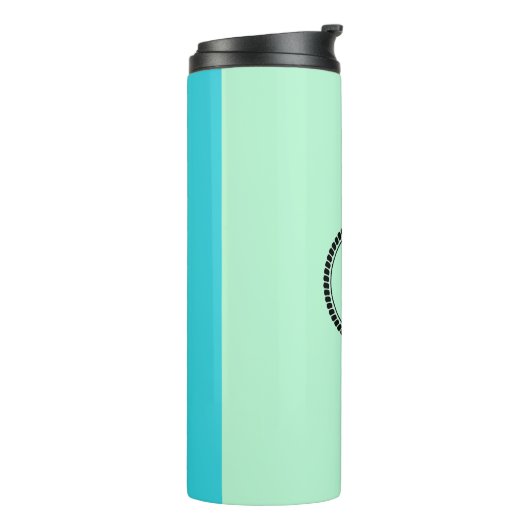 Gepersonaliseerd Initiaal Reismok Thermosbeker (Gedraaid links)