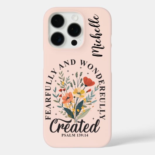 Gepersonaliseerd Inspirerend Christelijk Bijbelver Case-Mate iPhone Case (Achterkant)