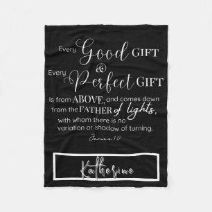 Gepersonaliseerd Inspirerend Christelijk Bijbelver Fleece Deken
