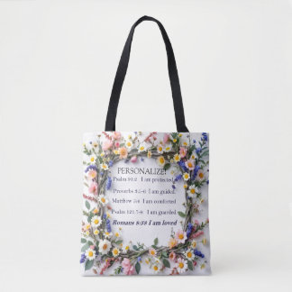 Gepersonaliseerd Inspirerend Tas met wilde bloemen