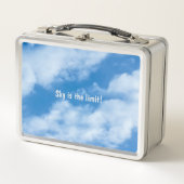 Gepersonaliseerd Inspirerend witte wolken op Blue (Voorkant)