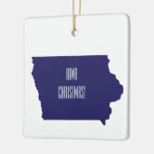 Gepersonaliseerd Iowa-Ornament Keramisch Ornament (Links)