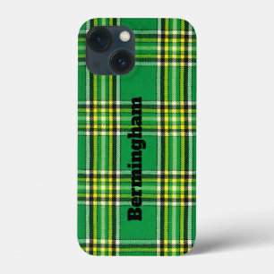 Gepersonaliseerd iPhone Groen speldenontwerp 13 Mini Hoesje