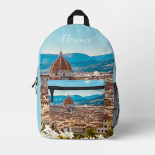 Gepersonaliseerd Italië Florence Fotografie Bedrukte Rugzak