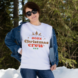 Gepersonaliseerd jaar Kerstmis Crew Trui