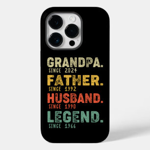 Gepersonaliseerd Jaar Opa Vader Echtgenoot Legende Case-Mate iPhone 14 Pro Hoesje