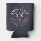 Gepersonaliseerd jaar van Nonno's Grill Blikjeskoeler (Voorkant)