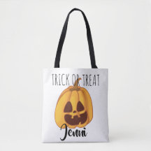 Gepersonaliseerd Jack-o-Lantern Trick-or-Treat-ont