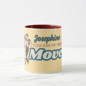 Gepersonaliseerd Je bent mijn beste zet  Mok (Midden)