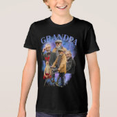 Gepersonaliseerd je eigen Bootleg 90's Style Tri-Blend Shirt (Voorkant)