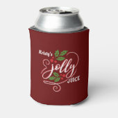 Gepersonaliseerd Jolly Juice Christmas Cheer Bier Blikjeskoeler (Blikje Achterkant)