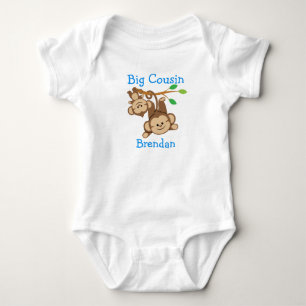 Gepersonaliseerd Jongensapen Big Cousin Romper