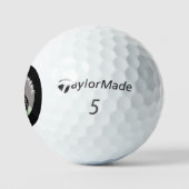 Gepersonaliseerd Jouw tekst Monogram Uw Afbeelding Golfballen (Logo)