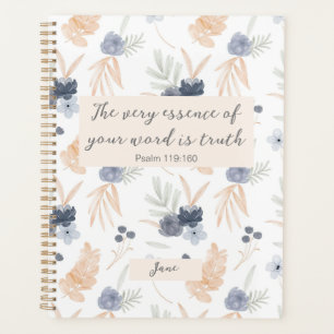 Gepersonaliseerd JW 2023 jaartekst Psalm 119:160 f Planner