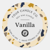 Gepersonaliseerd kaarsenlabel -  Sticker (Voorkant)