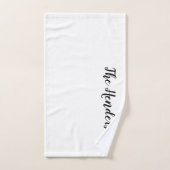 Gepersonaliseerd kaartgeschenk voor badkuipen bad handdoek (Handdoek)