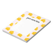 Gepersonaliseerd kaasNotitieblok Notitieblok (Gedraaid)