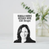 Gepersonaliseerd Kamala Harris Briefkaart (Staand voorkant)