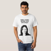 Gepersonaliseerd Kamala Harris T-shirt (Voorkant volledig)