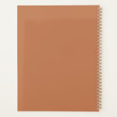 Gepersonaliseerd karamel Notitieboek | Aangepaste (Achterkant)