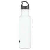 Gepersonaliseerd Karate Girl Waterfles (Achterkant)