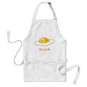 Gepersonaliseerd Kawaii Egg Apron Standaard Schort