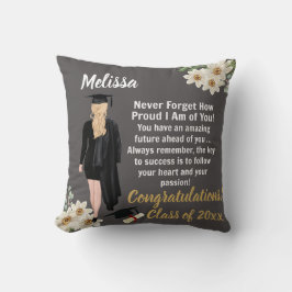 Gepersonaliseerd Keepsake-Afstuderen Kussen