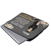 Gepersonaliseerd Keepsake-Afstuderen Laptop Sleeve (Voorkant onderkant)