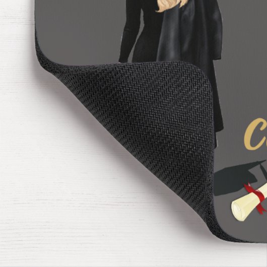 Gepersonaliseerd Keepsake-Afstuderen Muismat (Hoek)