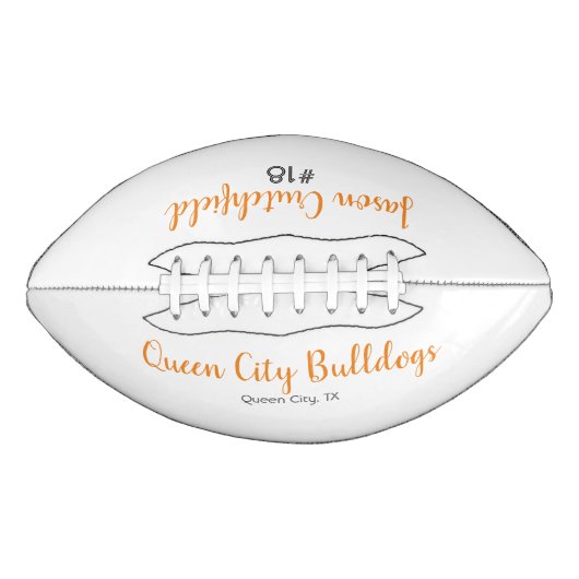 Gepersonaliseerd Keepsake-Football American Football (Voorkant)