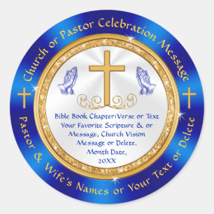 Gepersonaliseerd, kerkelijke Stickers, gunsten, en Ronde Sticker