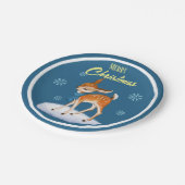 Gepersonaliseerd kerstcadethemapapier bord (Gekanteld)