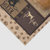 Gepersonaliseerd kerstfeest, het leven is beter me tissuepapier (Detail)