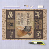 Gepersonaliseerd kerstfeest, het leven is beter me tissuepapier (Craft)