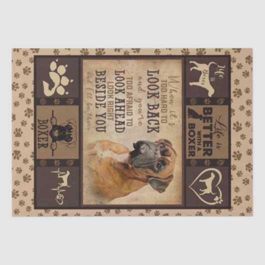 Gepersonaliseerd kerstfeest, het leven is beter me tissuepapier (Voorkant)