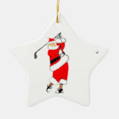 Gepersonaliseerd kerstfeest keramisch ornament (Voorkant)