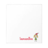 Gepersonaliseerd kerstfeest notitieblok (Voorkant)